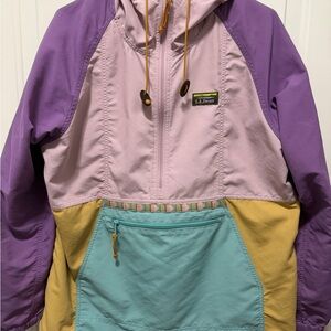 L.L.Bean Colorblock Anorak Jacket